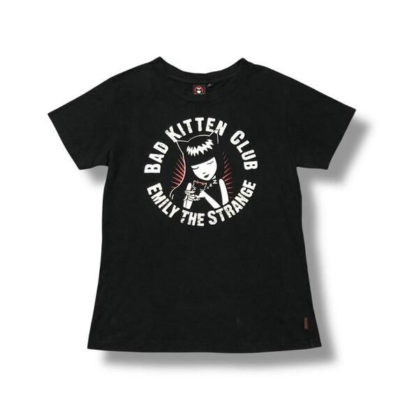 Emily The Strange Bad Kitten Club Top - Picture 1 of 5